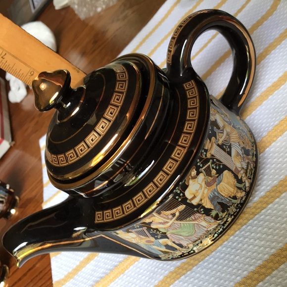 Fakiolas Expresso/Tea Mythology GreekTea set (hand made in Greece) - Picture 10 of 16